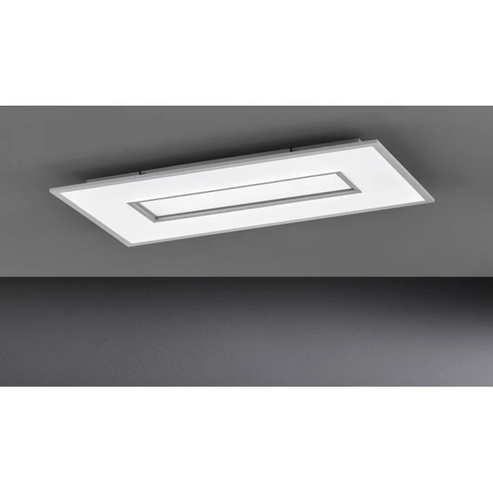 Honsel Leuchten Fischer & Honsel function Tiara Deckenleuchte LED Silber, 1-flammig, Fernbedienung 2 Honsel Leuchten Fischer & Honsel function Tiara Deckenleuchte LED Silber, 1-flammig, Fernbedienung – Bild 2