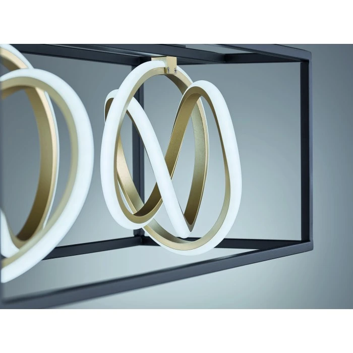 Fischer Leuchten Fischer & Honsel Gisi Deckenleuchte LED Schwarz, 2-flammig, Fernbedienung 5 Fischer Leuchten Fischer & Honsel Gisi Deckenleuchte LED Schwarz, 2-flammig, Fernbedienung – Bild 5