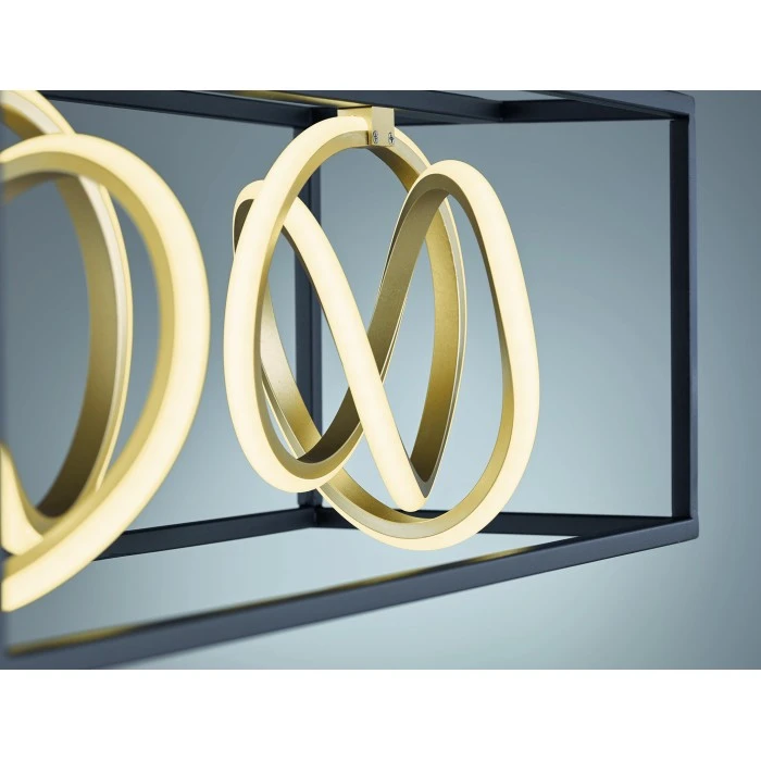 Fischer Leuchten Fischer & Honsel Gisi Deckenleuchte LED Schwarz, 2-flammig, Fernbedienung 7 Fischer Leuchten Fischer & Honsel Gisi Deckenleuchte LED Schwarz, 2-flammig, Fernbedienung – Bild 7