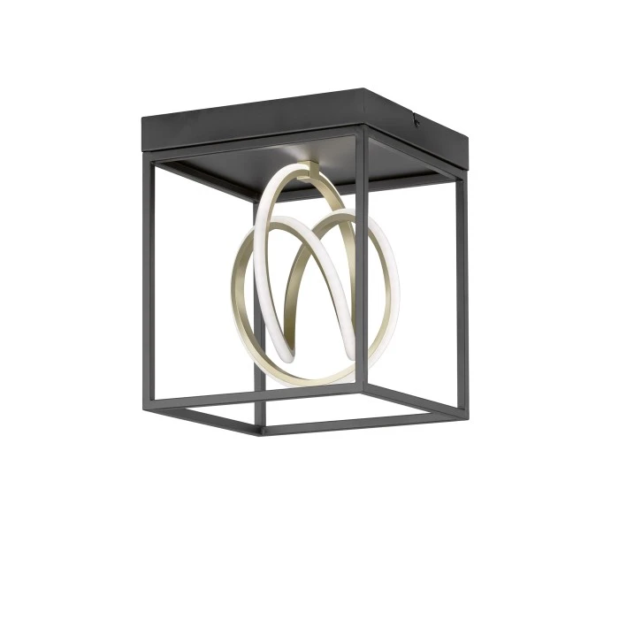 Honsel Leuchten Fischer & Honsel Gisi Deckenleuchte LED Schwarz, 1-flammig, Fernbedienung 2 Honsel Leuchten Fischer & Honsel Gisi Deckenleuchte LED Schwarz, 1-flammig, Fernbedienung – Bild 2