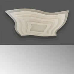 Honsel Leuchten Fischer & Honsel Gorden Deckenleuchte LED Weiß, 1-flammig, Fernbedienung