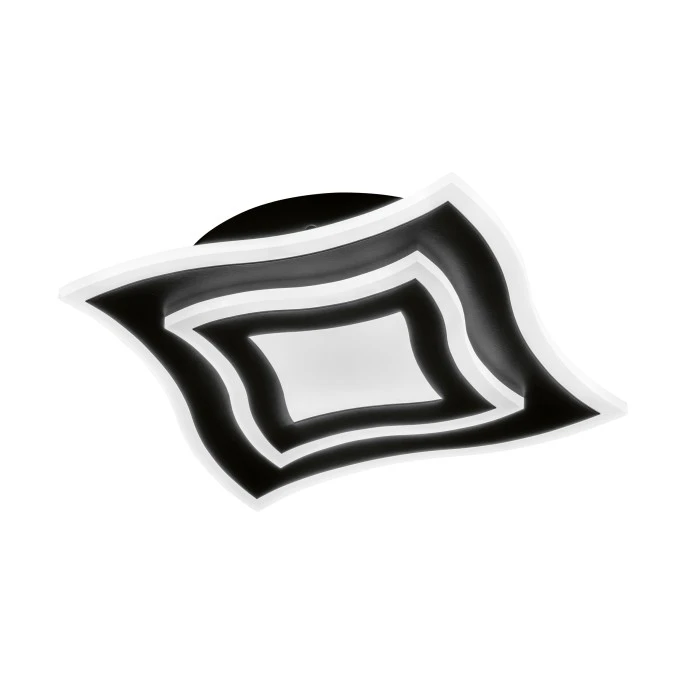 Honsel Leuchten Fischer & Honsel Gorden Deckenleuchte LED Schwarz, 1-flammig, Fernbedienung 2 Honsel Leuchten Fischer & Honsel Gorden Deckenleuchte LED Schwarz, 1-flammig, Fernbedienung – Bild 2