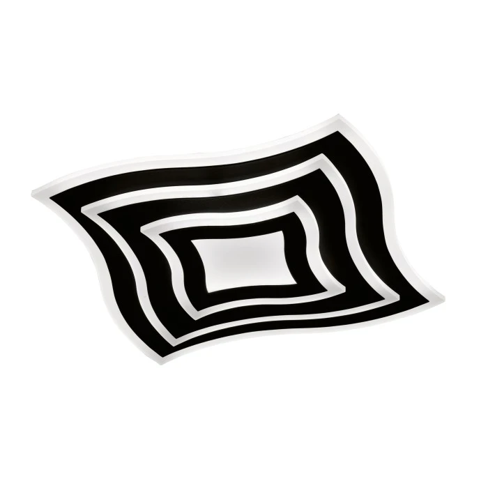 Honsel Leuchten Fischer & Honsel Gorden Deckenleuchte LED Schwarz, 1-flammig, Fernbedienung 2 Honsel Leuchten Fischer & Honsel Gorden Deckenleuchte LED Schwarz, 1-flammig, Fernbedienung – Bild 2