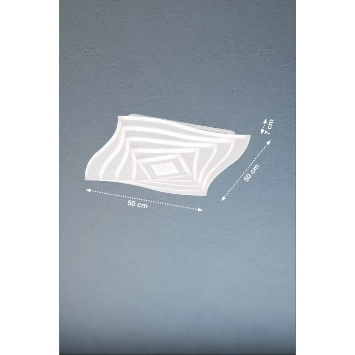 Honsel Leuchten Fischer & Honsel Hero Deckenleuchte LED Weiß, 1-flammig, Fernbedienung, Farbwechsler 4 Honsel Leuchten Fischer & Honsel Hero Deckenleuchte LED Weiß, 1-flammig, Fernbedienung, Farbwechsler – Bild 4