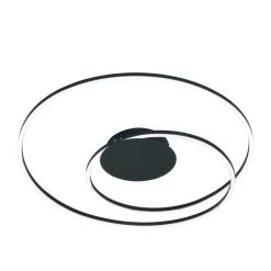 Honsel Leuchten Fischer & Honsel Holy Deckenleuchte LED Schwarz, 1-flammig, Fernbedienung