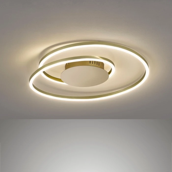 Honsel Leuchten Fischer & Honsel Holy Deckenleuchte LED Messing, 1-flammig, Fernbedienung 2 Honsel Leuchten Fischer & Honsel Holy Deckenleuchte LED Messing, 1-flammig, Fernbedienung – Bild 2