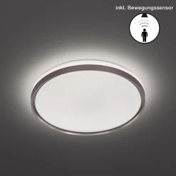 Honsel Leuchten Fischer & Honsel Jaso BS Deckenleuchte LED Braun, 1-flammig, Bewegungsmelder
