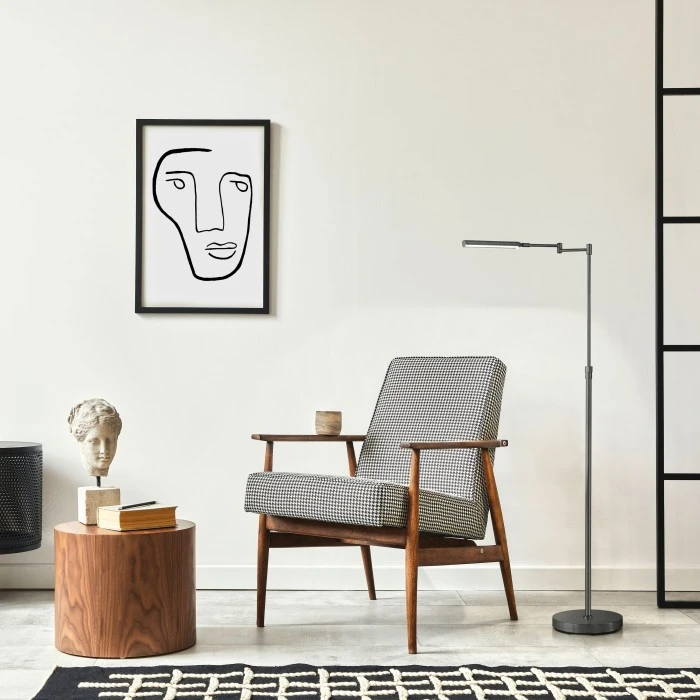 Honsel Leuchten Fischer & Honsel Nami Stehleuchte LED Schwarz, 1-flammig 1 Honsel Leuchten Fischer & Honsel Nami Stehleuchte LED Schwarz, 1-flammig