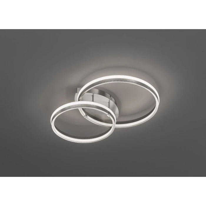 Honsel Leuchten Fischer & Honsel Nomade Deckenleuchte LED Nickel-Matt, 2-flammig 5 Honsel Leuchten Fischer & Honsel Nomade Deckenleuchte LED Nickel-Matt, 2-flammig – Bild 5