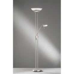 Honsel Leuchten Fischer & Honsel Pool TW Deckenfluter LED Nickel-Matt, 1-flammig