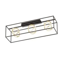 Honsel Leuchten Fischer & Honsel premium Gesa Deckenleuchte LED Schwarz, 1-flammig