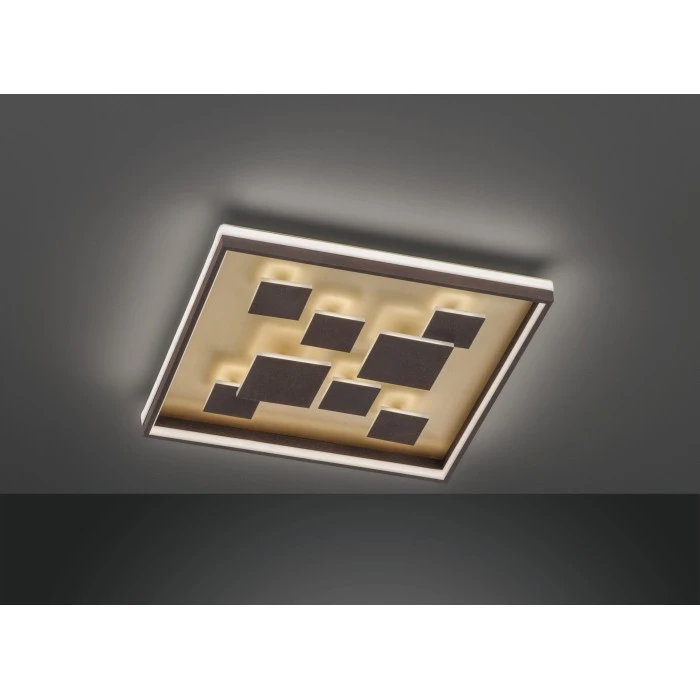 Honsel Leuchten Fischer & Honsel Rico Deckenleuchte LED Braun, 1-flammig 1 Honsel Leuchten Fischer & Honsel Rico Deckenleuchte LED Braun, 1-flammig