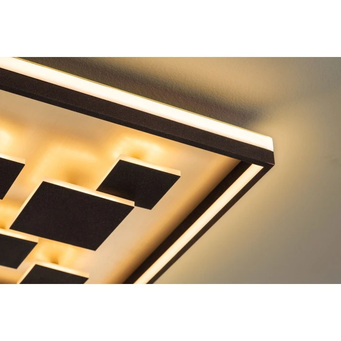 Honsel Leuchten Fischer & Honsel Rico Deckenleuchte LED Braun, 1-flammig 4 Honsel Leuchten Fischer & Honsel Rico Deckenleuchte LED Braun, 1-flammig – Bild 4