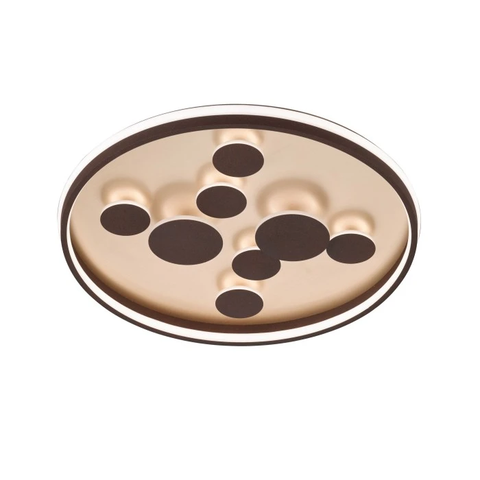 Honsel Leuchten Fischer & Honsel Rico Deckenleuchte LED Braun, 1-flammig 2 Honsel Leuchten Fischer & Honsel Rico Deckenleuchte LED Braun, 1-flammig – Bild 2