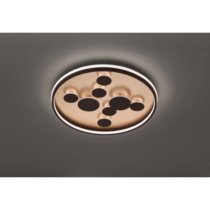 Honsel Leuchten Fischer & Honsel Rico Deckenleuchte LED Braun, 1-flammig 4 Honsel Leuchten Fischer & Honsel Rico Deckenleuchte LED Braun, 1-flammig – Bild 4