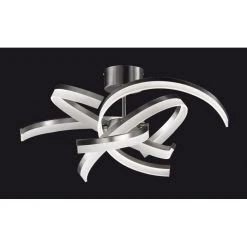 Honsel Leuchten Fischer & Honsel Sund TW Deckenleuchte LED Nickel-Matt, 4-flammig, Fernbedienung