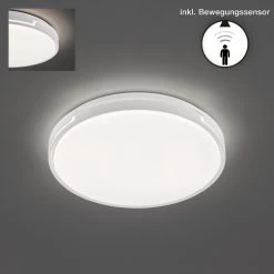 Honsel Leuchten Fischer & Honsel Tex BS Deckenleuchte LED Weiß, 1-flammig, Bewegungsmelder