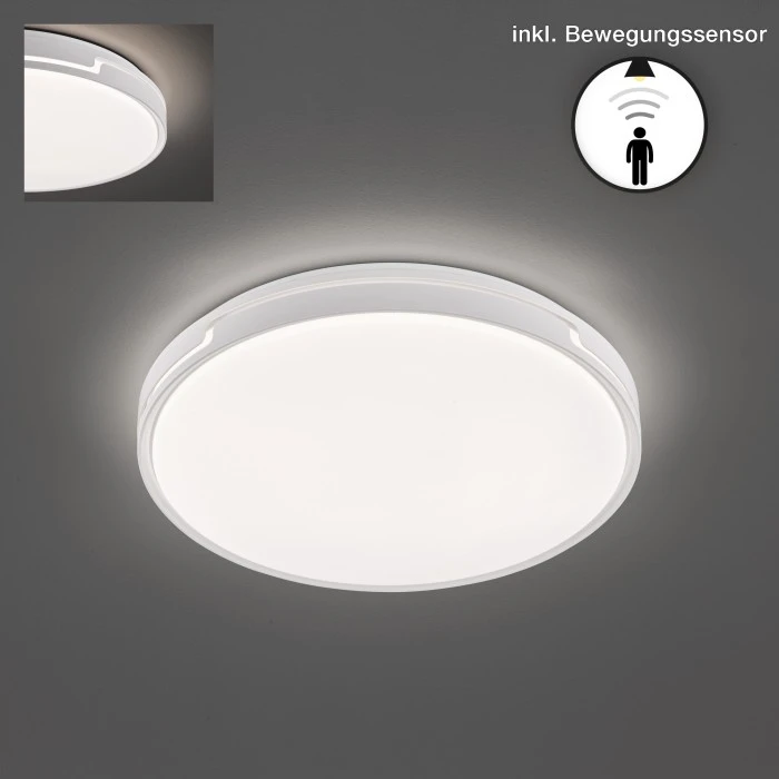 Honsel Leuchten Fischer & Honsel Tex BS Deckenleuchte LED Weiß, 1-flammig, Bewegungsmelder 1 Honsel Leuchten Fischer & Honsel Tex BS Deckenleuchte LED Weiß, 1-flammig, Bewegungsmelder