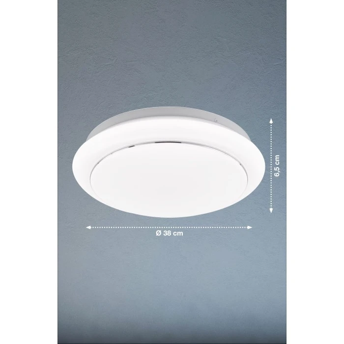 Honsel Leuchten Fischer & Honsel Tivoli Deckenleuchte LED Weiß, 1-flammig 2 Honsel Leuchten Fischer & Honsel Tivoli Deckenleuchte LED Weiß, 1-flammig – Bild 2