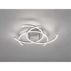 Honsel Leuchten Fischer & Honsel Visby Deckenleuchte LED Nickel-Matt, 3-flammig, Fernbedienung