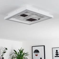 Hofstein Fitili Deckenleuchte LED Wei&szlig;, 1-flammig, Fernbedienung -LED Leuchten Verkäufe 2022 fitili deckenleuchte h3391136 10