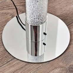 Hofstein Flaut Stehleuchte LED Chrom, 1-flammig, Fernbedienung, Farbwechsler -LED Leuchten Verkäufe 2022 flaut stehleuchte h3270721 do1 21