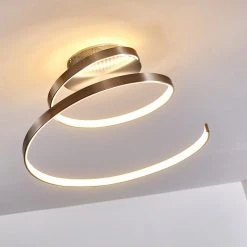 Hofstein Flensborg Deckenleuchte LED Nickel-Matt, 1-flammig -LED Leuchten Verkäufe 2022 flensborg deckenleuchte h3306321 do1 12