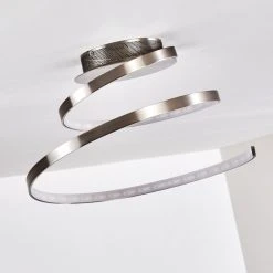 Hofstein Flensborg Deckenleuchte LED Nickel-Matt, 1-flammig -LED Leuchten Verkäufe 2022 flensborg deckenleuchte h3306321 do1 13