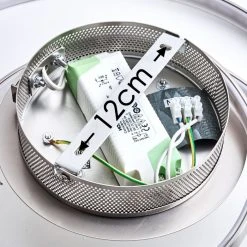 Hofstein Flensborg Deckenleuchte LED Nickel-Matt, 1-flammig -LED Leuchten Verkäufe 2022 flensborg deckenleuchte h3306321 do1 18