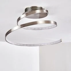 Hofstein Flensborg Deckenleuchte LED Nickel-Matt, 1-flammig -LED Leuchten Verkäufe 2022 flensborg deckenleuchte h3306321 do1 3