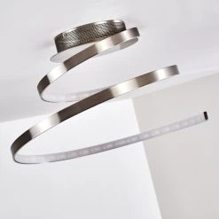 Hofstein Flensborg Deckenleuchte LED Nickel-Matt, 1-flammig -LED Leuchten Verkäufe 2022 flensborg deckenleuchte h3306321 do1 4