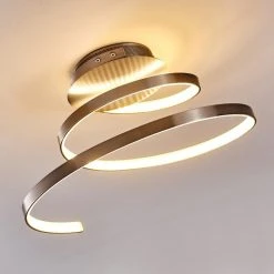 Hofstein Flensborg Deckenleuchte LED Nickel-Matt, 1-flammig -LED Leuchten Verkäufe 2022 flensborg deckenleuchte h3306321 do1 7