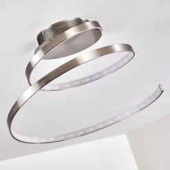 Hofstein Flensborg Deckenleuchte LED Nickel-Matt, 1-flammig -LED Leuchten Verkäufe 2022 flensborg deckenleuchte h3306321 do1 8