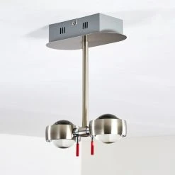 Hofstein Florenz Deckenleuchte LED Nickel-Matt, 2-flammig -LED Leuchten Verkäufe 2022 florenz deckenleuchte h166568 10