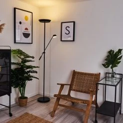 Hofstein Florida Deckenfluter LED Schwarz, 2-flammig -LED Leuchten Verkäufe 2022 florida deckenfluter h3382738 6