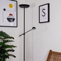 Hofstein Florida Deckenfluter LED Schwarz, 2-flammig -LED Leuchten Verkäufe 2022 florida deckenfluter h3382738 7