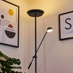 Hofstein Florida Deckenfluter LED Schwarz, 2-flammig -LED Leuchten Verkäufe 2022 florida deckenfluter h3382738 9