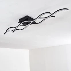 Hofstein Flow Deckenleuchte LED Schwarz, 2-flammig -LED Leuchten Verkäufe 2022 flow deckenleuchte h3110393 do1 16