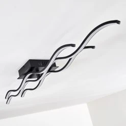 Hofstein Flow Deckenleuchte LED Schwarz, 2-flammig -LED Leuchten Verkäufe 2022 flow deckenleuchte h3110393 do1 18