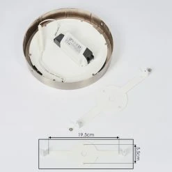 Hofstein Fnsrud Deckenleuchte LED Nickel-Matt, 1-flammig -LED Leuchten Verkäufe 2022 fnsrud deckenleuchte h3436592 4