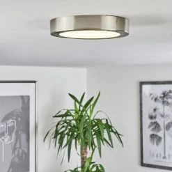 Hofstein Fnsrud Deckenleuchte LED Nickel-Matt, 1-flammig -LED Leuchten Verkäufe 2022 fnsrud deckenleuchte h3436592 6