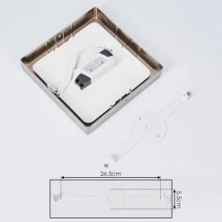 Hofstein Fnsrud Deckenleuchte LED Nickel-Matt, 1-flammig -LED Leuchten Verkäufe 2022 fnsrud deckenleuchte h3436646 4