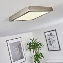Hofstein Fnsrud Deckenleuchte LED Nickel-Matt, 1-flammig -LED Leuchten Verkäufe 2022 fnsrud deckenleuchte h3436646 8