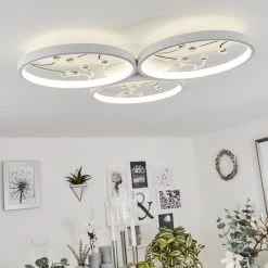 Hofstein Fombillou Deckenleuchte LED Wei&szlig;, 1-flammig -LED Leuchten Verkäufe 2022 fombillou deckenleuchte h3650776 8