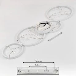 Hofstein Fombillou Deckenleuchte LED Wei&szlig;, 1-flammig -LED Leuchten Verkäufe 2022 fombillou deckenleuchte h3650790 4