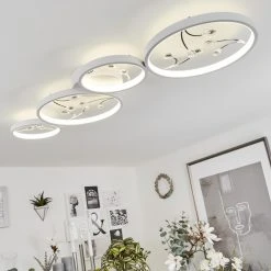 Hofstein Fombillou Deckenleuchte LED Wei&szlig;, 1-flammig -LED Leuchten Verkäufe 2022 fombillou deckenleuchte h3650790 6