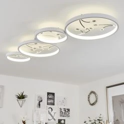 Hofstein Fombillou Deckenleuchte LED Wei&szlig;, 1-flammig -LED Leuchten Verkäufe 2022 fombillou deckenleuchte h3650790 9