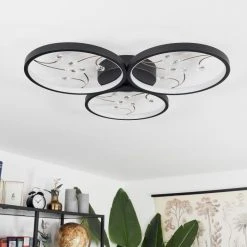 Hofstein Fombillou Deckenleuchte LED Schwarz, 1-flammig -LED Leuchten Verkäufe 2022 fombillou deckenleuchte h3653661 9