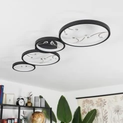 Hofstein Fombillou Deckenleuchte LED Schwarz, 1-flammig -LED Leuchten Verkäufe 2022 fombillou deckenleuchte h3654248 11