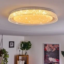 Hofstein Fondaco Deckenleuchte LED Wei&szlig;, 1-flammig, Fernbedienung, Farbwechsler -LED Leuchten Verkäufe 2022 fondaco deckenleuchte h3392195 6